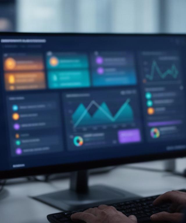 Remote monitoring dashboard showing endpoint health and active alerts